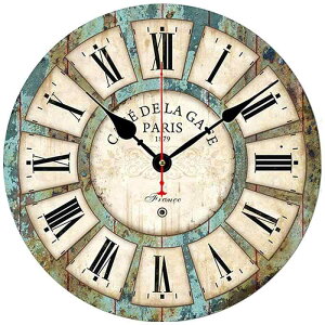 Life System(ライフシステム) 掛け時計 連続秒針 壁掛け時計 オシャレ 静音 インテリア 時計 アンティーク CL001