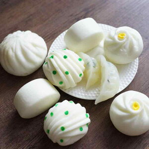 食品サンプル 見本 蒸しパン 餃子 食品模型 フードサンプル シミュレーション インテリア ディスプレイ 撮影小道具 キッチンデコ 店舗装飾 飲食店 フェイク ダミーアイテム