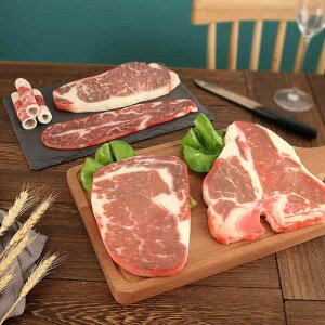 食品サンプル 見本 シミュレーション フェイク ステーキ 肉カット 霜降り フードサンプル 食品模型 牛肉 サーロイン ベーコン 店舗展示 インテリア ディスプレイ