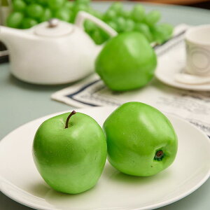 食品サンプル フードサンプル シミュレーション 食品模型 フェイク 果物 アップル グリーンスネークフルーツ オーナメント ディスプレイ インテリア ショールーム 展示装飾 店舗演出 小道