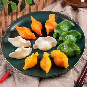 食品サンプル 模擬 食品模型 フードサンプル フェイク カラフル 蒸し餃子 ワンタン 写真撮影 小道具 食育教材 展示装飾 コレクション おもちゃ キッチンデコ 飲食店 店舗演出 ディスプレイ