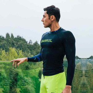 サーフスーツ 水着 メンズ 長袖 ウェットスーツ 韓国 日焼け防止 速乾 ダイビング セパレート ズボン ラッシュガード アウトドア 紫外線対策 スポーティー