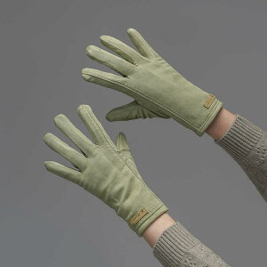 手袋 レディース 5本指 スエード グローブ 防風 防寒 厚手 冬用 暖かい 上品 カジュアル 女性用 バイク ウェア スキー スノボー ウィンター スクリーンタッチ可 通勤 通学