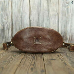 チェストバッグ メンズ おしゃれ バッグ レザー ジッパー ポケット カジュアル ショルダーバッグ アウトドア クール ファッション コーディネート アウトドア レトロ 革