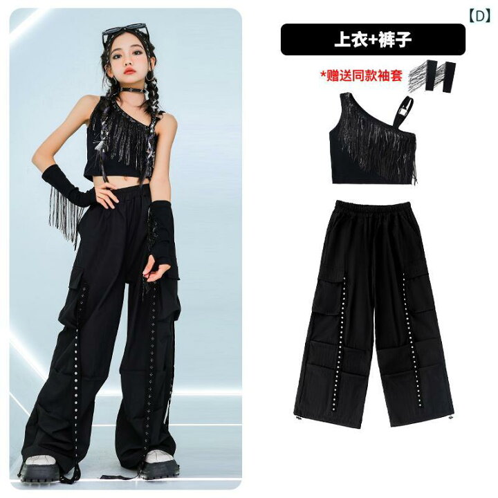 子供服 女の子 迷彩Tシャツ タンクトップ フード へそ出し ショートパンツ コスチューム バンド ダンス ヒップホップ ストリート系 パフォーマンス 衣装 クール かっこいい キッズ