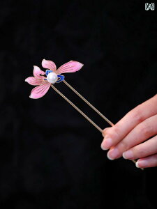 かんざし 成人式 卒業式 振袖 U字型 ヘアピン チャイナ風 高級感 アクセサリー プレート レディース アンティークスタイル 髪飾り パール お団子 アクセント