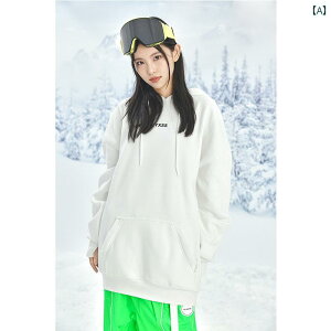 防水 スキー ウェア スウェット パーカー ロゴ フーディ メンズ レディース ユニセックス ボード アウトドア ウィンター 冬 フード カジュアル ラフ プルオーバー ボーダレス ゆったり 機能