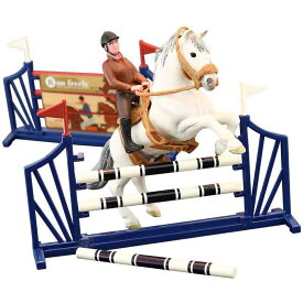 フィギュア 模型 置物 キッズ 教育 おもちゃ シミュレーション シーン 装飾品 馬術競技 障害物 レース ゲート 認知 ギフト スポーツ ミニチュア