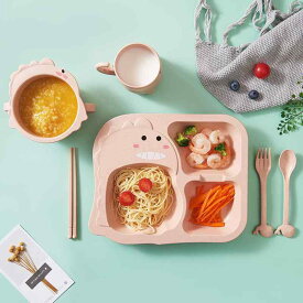 ランチ プレート 子供用 ディナー 仕切り 幼児 離乳食 もぐもぐ期 食器 セット 恐竜 かわいい 食事 食育 コップ スープマグ