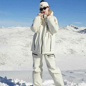 スノーボード ウェア ジャケット パンツ ユニセックス 長袖 ロング 綿 静電気防止 セットアップ コットン 保温性 通気性 防水 メンズ レディース フード付き ジッパー ポケット スキー アク