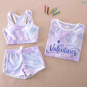 キッズ 水着 セットアップ スイムウェア スポーツ フィットネス 子供 女の子 夏 海 プール ビーチ 海水浴 レジャー マリンスポーツ