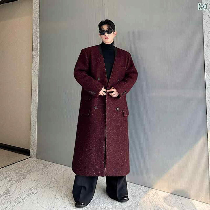 楽天市場】ロングコート 男性服 ボルドー 深い赤色 紅 パリ フレンチ 