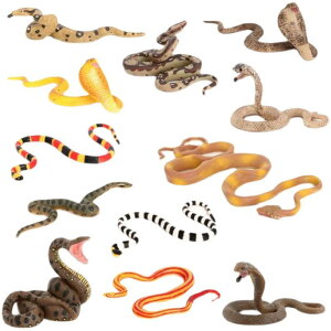 ヘビ フィギュア 人形 ホビー おもちゃ 模型 シミュレーション 動物 リアル コレクション ディスプレイ ミニチュア コブラ 爬虫類 いたずら 子供 ギフト