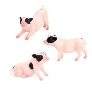 ブタ ピッグ フィギュア 人形 ホビー おもちゃ 模型 シミュレーション 動物 リアル コレクション ディスプレイ ミニチュア 子供 模擬 家畜 豚 装飾品 教育