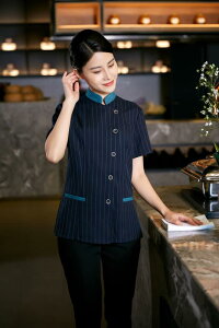 ユニフォーム 制服 作業着 おしゃれ ファッション 業務用 引越し 清掃 半袖 夏 女性 ホテル 客室 不動産 食堂 掃除 セット 大きいサイズ ポリエステル