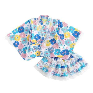 キッズ ファッション 甚平 浴衣 着物 スウェット スーツ セット パンツ ショート ウェア ナイト ルーム パジャマ 幼児 子供 和装 屋外 屋内 夏