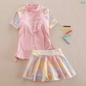 キッズ 水着 セットアップ スイムウェア スポーツ フィットネス 子供 女の子 夏 海 プール ビーチ 海水浴 レジャー マリンスポーツ