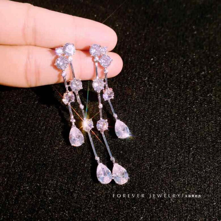 楽天市場】ピアス イヤリング シルバー ロング タッセル 吊り下げ 