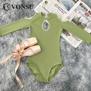 バレエ レオタード スポーツ ボディスーツ 体操服 ウェア 衣装 練習 ダンス ヨガ フィットネス トレーニング 女性 フィット レディース