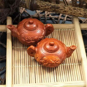 中国風 アクセサリー 置き物 装飾品 男性 ローズウッド 木製 ハンドルポット 彫刻 ティーポット ハンドル 装飾品 白檀 彫刻 ティーポット 装飾品