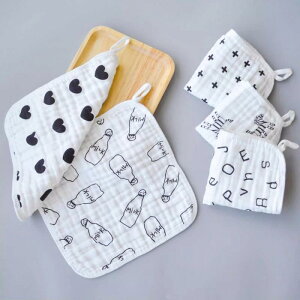 ベビー 赤ちゃん用品 新生児 唾液 タオル スクエア 幼児 幼稚園 ハンカチ 3枚組 かわいい ナチュラル アニマル 柄物 モチーフ おしゃれ 26×26cm