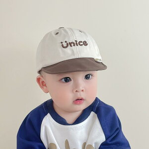 ベビー キッズ 帽子 日よけ ベースボールキャップ ひさし 春 男の子 つば広 日焼け防止 薄手 カラー ブロック 野球帽 女の子 約824ヶ月推奨赤ちゃん頭囲4448CM範囲