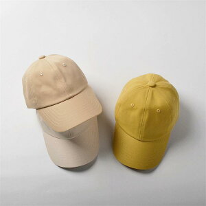 帽子 かわいい 春秋 子供 無地 シンプル 野球帽 男の子 女の子 綿 日焼け防止 コットン レジャー ユニセックス ベースボールキャップ 屋外 ドーム つば広