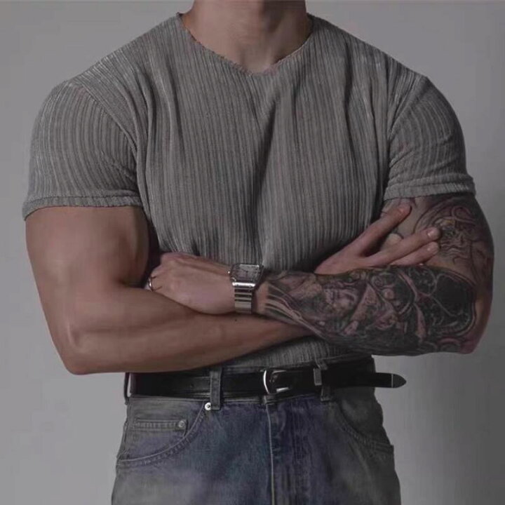 楽天市場】Tシャツ 半袖 トップス シェニール ニット セーター メンズ 