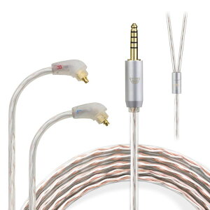 okcsc JBX ���P�[�u�� 2Pin 0.78mm �P�[�u�� �C���z���P�[�u�� �J�X�^��IEM2�s�� 4�c OFC KZ�p BA10/AS10/ZS10/ZSR/�ȂǂɓK������