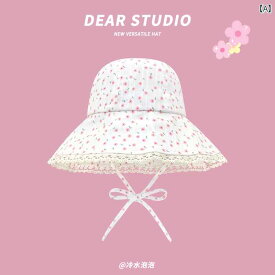 帽子 レディース 小花柄 夏 旅行 日焼け防止 小顔効果 紫外線対策 フェミニン フローラル カジュアル 涼感 アウトドア ガーデニング