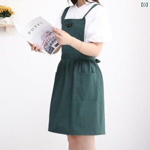 エプロン 夏用 綿 コットン 女性用 ホームキッチン クッキング 耐久性 通気性 丈夫 快適 クッキング 家庭用 ガーデニング ユニフォーム おもてなし おしゃれ カフェ