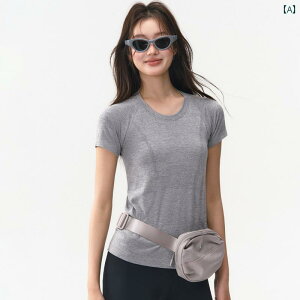 スポーツウェア レディース Tシャツ 半袖 夏 速乾 ヨガ アウトドア ランニング プロ トレーニング フィットネス ストレッチ 通気性