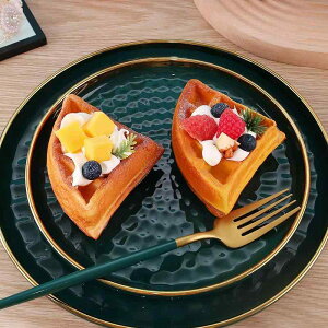 シミュレーション ワッフル 食品サンプル 見本 インスタ映え おしゃれ デザート ショップ フォトプロップ 装飾品 カフェ 展示 ホール ホームデコレーション 食品模型 小道具
