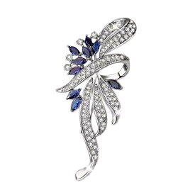 ブローチ おしゃれ 高級感 女性用 精巧 コサージュ ハイエンド デザイン スーツ用 スタイリッシュ ピン 服飾 アクセサリー