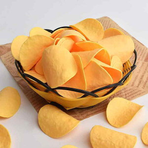 シミュレーション ポテトチップス 食品サンプル プラスチック リアル感 フェイクフード インテリア 食品模型 おもちゃ フォトプロップ 写真撮影 装飾品 小道具