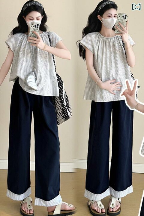 楽天市場】マタニティ セット 夏服 さわやか トップス カジュアル 