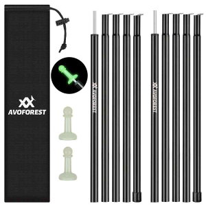�^�[�v�|�[�� AVOFOREST �X�`�[���� �e���g�|�[�� ���a16MM ����189CM 2�{�Z�b�g 5�{�A�� �R���p�N�g���[ �����^�ѕ֗� ���[�o�b�O�t�� �e���g �^�[�v �A�E�g�h�A �L�����v�p�i
