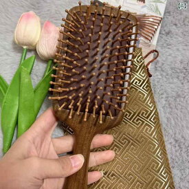 ヘアブラシ レディース 白檀 頭皮マッサージ エアクッションブラシ 経絡マッサージ スカルプケア 髪まとまる サラサラ 指通りスムーズ 絡まない 血行促進 家庭用 携帯用 パドルブラシ