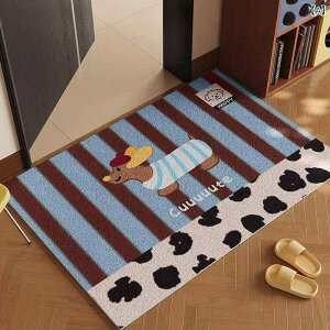 ���փ}�b�g �L�����N�^�[ ���킢�� �A�j�}�� �X�g���C�v �f�U�C�� ���� �h�A�}�b�g PVC �R�C���}�b�g ����h�~ ����~�� ���� �������ȒP �J�b�g �t���A�}�b�g