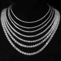 楽天市場】silver925 テニスネックレスの通販
