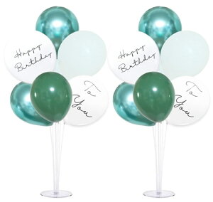\マラソン期間 P5倍 /\累計32,000台突破/ バルーンスタンド 誕生日 バースデー 飾り 床用 バルーン ホルダー 風船スティック 男の子 女の子 くすみ メタル MIX ゴールド ブルー ピンク グリ