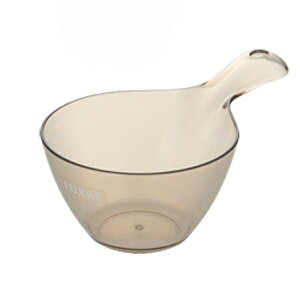 手おけ クリア LUXRE リュクレ【グレー ピンク ブラウン】( リッチェル 手桶 バスルーム バス用品 浴用品 透明 おしゃれ 機能的 通気性 軽い お手入れ簡単 浮かせる 収納 )