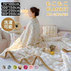 ふわとろ毛布 シングル 冬用 モコモコ もこもこ毛布 2枚合わせ もうふ おしゃれ マイクロファイバー フランネル 柔らかく肌触 ふわふわ ふわとろ ラグジュアリー ひざ掛け 暖かい 静電気防