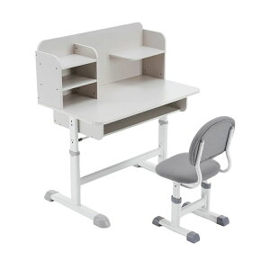 【1年安心品質保証/送料無料】 学習机セット 勉強デスク 昇降式 デスク 作業デスク チェア付き 子供 上棚 手動 高さ調整 昇降デスク 引き出し 天板 机 学生 昇降式 テレワーク デスクワーク