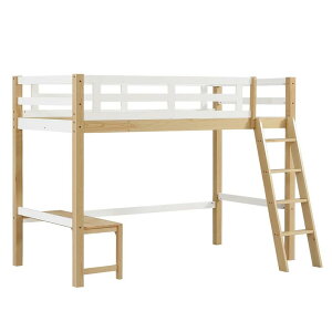 ロフトベッド 可動式デスク付き 天然木製 シングル 宮棚 コンセント付き ローテーブル システムベッド ロフト ベッド ハイタイプ 大人用 ロフト 宮付き 子供ベッド 木製ベッド 天然松木 頑