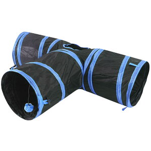 猫 トンネル ねこトンネル ネコのみつまたトンネル ペットのおもちゃ キャットトンネル プレイトンネル ネコハウス 折畳み式 ペットグッズ 猫用おもちゃ ねこ ネコ