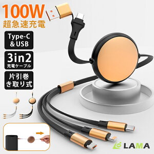 yPD100W TypeC&USBϊvOtz[dP[u 4in1 莮 }[d ^CvcP[u 3in1 [dP[u USBP[u ACtH ^CvC AhCh P[u Micro usbP[u X}z [d