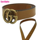 【10%OFF 12/2 AM9:59迄】グッチ ベルト アパレル GUCCI チルドレン レザー ダブルGG ベルト L 432707 DJ20G 2417 (ブ…