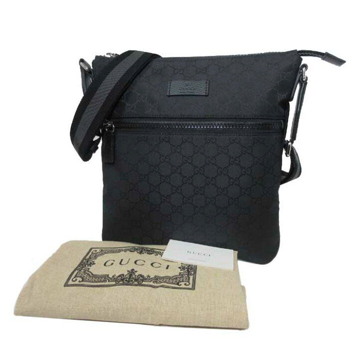 楽天市場】グッチ バッグ ショルダーバッグ GUCCI GG柄 ロゴ ナイロン 