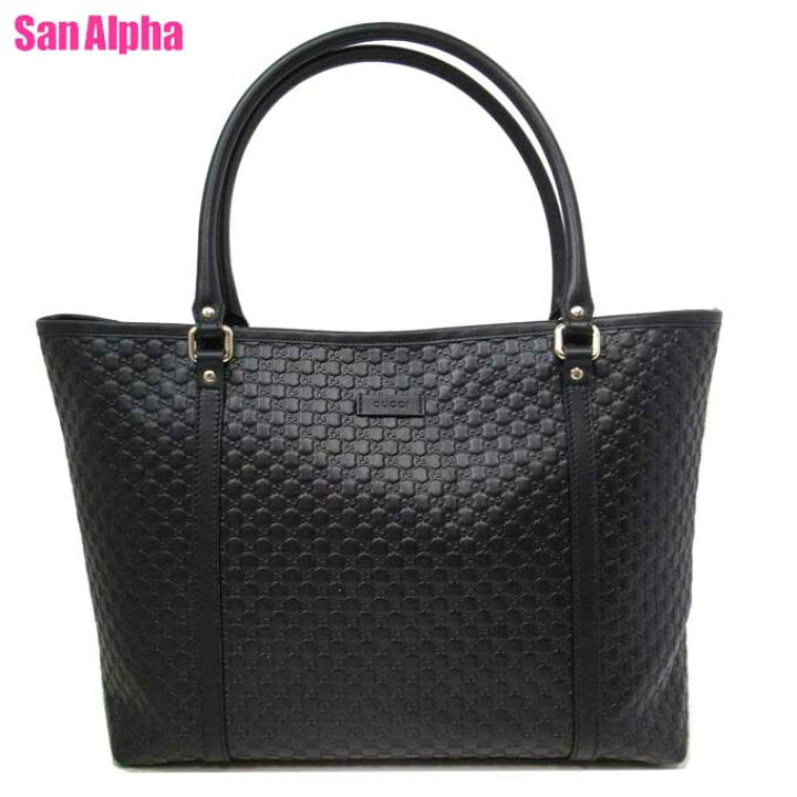 楽天市場】グッチ GUCCI トートバッグ 449647 レザー マイクロGG柄 